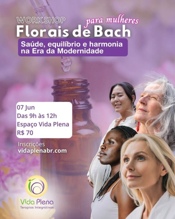 Workshop Florais de Bach para Mulheres